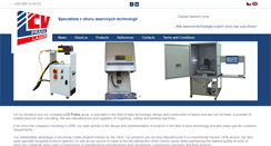 Desktop Screenshot of lcv.cz